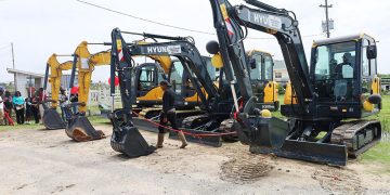 4 Area 5 NDCs get mini excavators