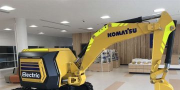 Komatsu unearths thought electrical remote-control mini excavator