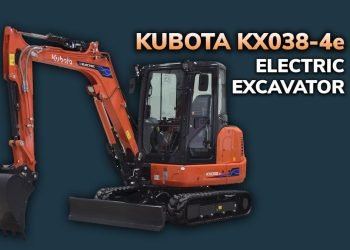 Video: Kubota’s first electrical mini excavator, the KX038-4e