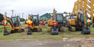 4 NDCs get m mini-excavator for drainage works
