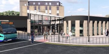 Paintings begins on Dewsbury bus station