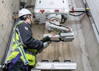 Schindler robotic makes UK debut on Victoria Boulevard