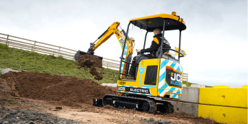 CP Rent Purchases First JCB Electrical Mini Excavator in Northern Eire