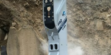 Furukawa Rock Drill Intros New Massive Breaker, the Fx800 Qtv