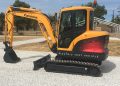 Hyundai CE and Cummins spouse on electrical mini excavator Hyundai CE and Cummins spouse on electrical mini excavator
