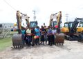 Reg. 5 NDCs get mini excavators for drainage paintings Reg. 5 NDCs get mini excavators for drainage paintings