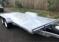Working out Aluminum Automobile Trailer Weight