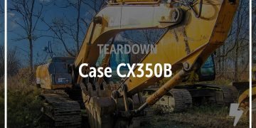 Case CX350B Excavator Salvaged | See the Portions