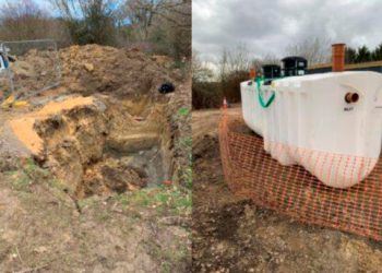 Pit cave in ends up in fines