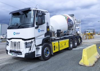 Tarmac and TVS sign up for electrical lorry initiative Tarmac and TVS sign up for electrical lorry initiative