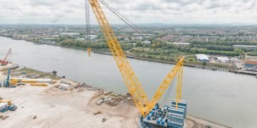 Sarens provides to SGC ring crane circle of relatives