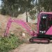 Turkish employee paints excavator crimson to make daughter smile