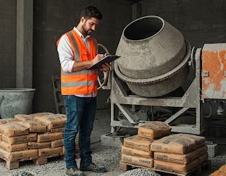 Concrete Combine Design Calculation for M20, M25, M30 Concrete with Process & Instance
