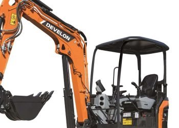 Develon introduces 2-tonne mini excavator