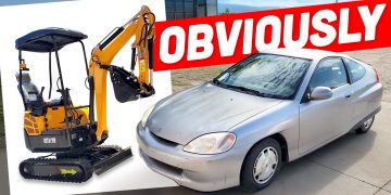 The Most unearthly Honda Perception On The Web Will get 70 MPG With A 20 HP Mini Excavator Diesel Engine