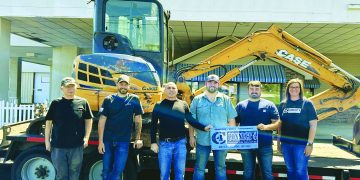 Barrows Excavation donates mini-excavator to beef up Attach 4 coaching program