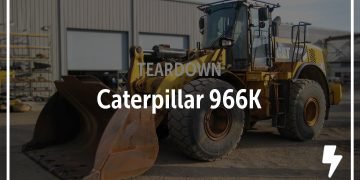 Caterpillar 966K XE Wheel Loader Salvaged