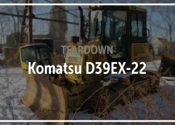 Komatsu D39EX-22 Crawler Dozer Salvaged