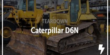 Caterpillar D6N Crawler Dozer Salvaged