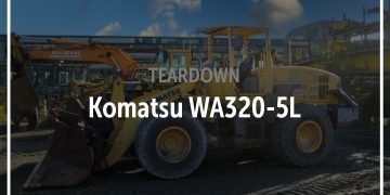 Komatsu WA320-5L Wheel Loader Salvaged