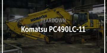 Komatsu PC490LC-11 Excavator Salvaged | See the Portions