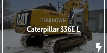 Caterpillar 336E L Excavator Salvaged