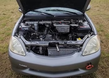 DIYer slaps a mini excavator engine right into a Honda Perception
