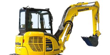 Komatsu updates compact mini excavator vary with protection and luxury enhancements