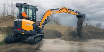 Case unveils heavier, extra comfortable mini excavator