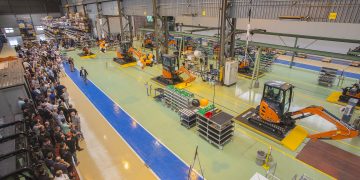 Hitachi upgrades Eu mini excavator facility