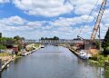 New bridge put in at Tewkesbury Marina