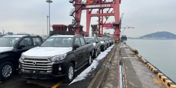 South Korea supplied Ukraine with pickups and excavators