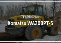 Komatsu WA200PT-5 Wheel Loader Salvaged Komatsu WA200PT-5 Wheel Loader Salvaged
