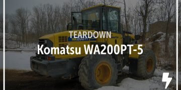 Komatsu WA200PT-5 Wheel Loader Salvaged