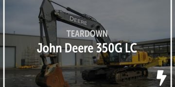 John Deere 350G LC Excavator Salvaged