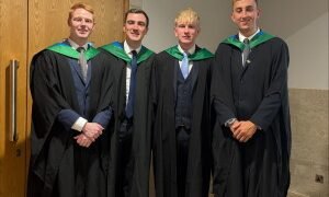 Clark Contracts have a good time graduates’ good fortune