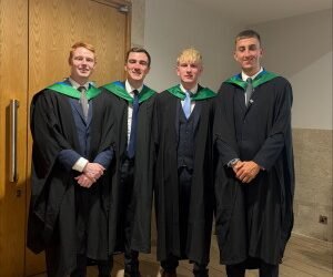 Clark Contracts have a good time graduates’ good fortune