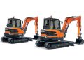 Develon Pronounces 2 Mini Excavators