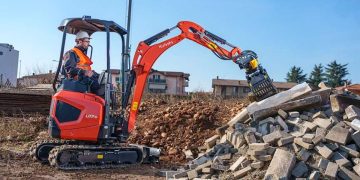 Kubota mini excavator is going from diesel to EV and again