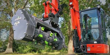 Loftness Introduces Light-weight 10 Collection Fight Ax Mulching Head for Compact Excavators From: Loftness Specialised Apparatus