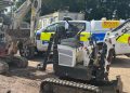 Stolen mini excavator discovered deserted in Mortimer