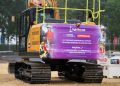 Lighthouse excavator wrap