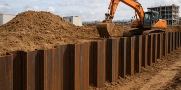 Recognising Sheet Piling on a Development Web page