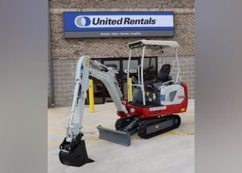 Takeuchi Electrifies Mini Excavator, Ships 100 to URI