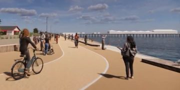 Knights Brown begins paintings on Torbay flood coverage scheme