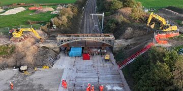 Improve for ancient solid iron railway bridge