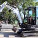Bobcat E27 mini excavator an very important device for Czech farmer