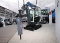 Diesel/electrical power for compact Terex excavator