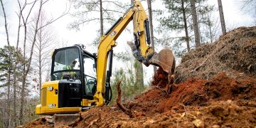 Cat Boosts Brief Pace on 303.5 CR Mini Excavator