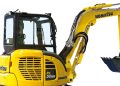 Komatsu updates compact mini excavator vary with protection and luxury enhancements Komatsu updates compact mini excavator vary with protection and luxury enhancements